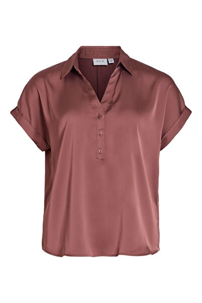 VILA Hemd VIENNA Kurzarm