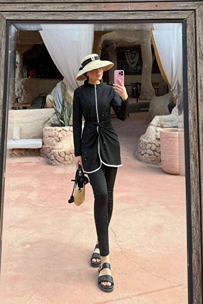 Şulemoda Giyim 3-Piece Swimsuit Set Black