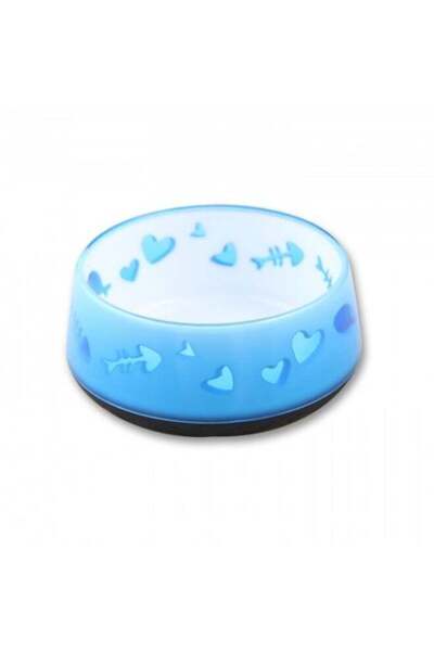 All For Paws Cat Love Bowl Blue