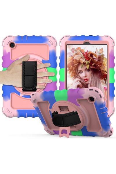 Other Husă Samsung Galaxy Tab A 8.4 - Protecție 3 Straturi, Suport 360, Curea...