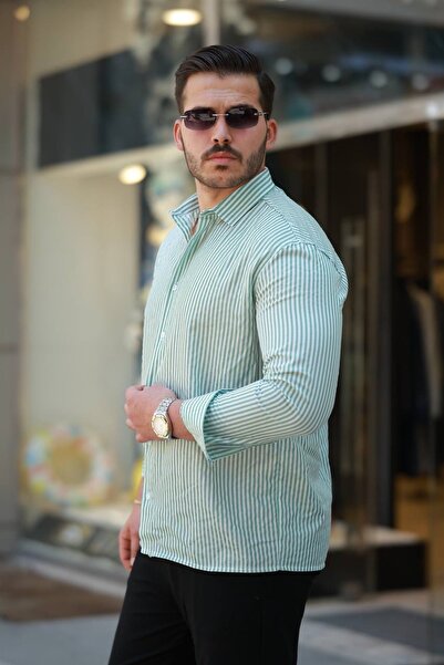 The Hench Men's Striped Poplin Shirt