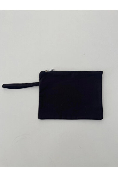 ETİFA Renkli Clutch Çanta Siyah