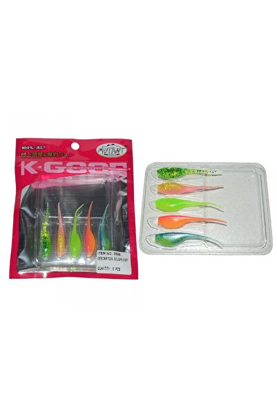 MUTANT 3508 Sclops Sübye 7.5cm Aromalı LRF Silikon Suni Yem 5'li Set