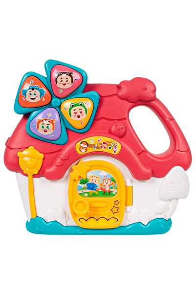 LITTLE ANGEL -Baby Musical Activity House Toy with Lights & Sounds - Red
