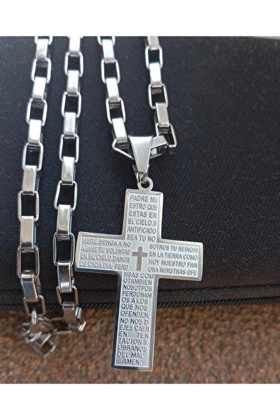 Mihasem Lant si Medalion INOX otel inoxidabil pentru barbati