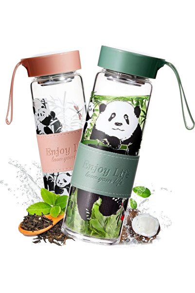 Other Set 2 Bidoane Apa Sport - Sticla Borosilicata, Fara BPA, Manson Neopren...