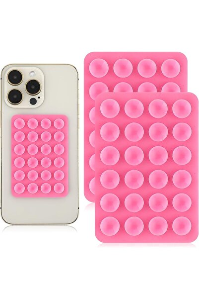 DARKOM Vantuzlu Silikon Yapışkan Telefon Tutucu-Kaymaz Vakumlu