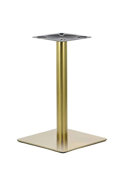 2home Picior de masă pătrat, auriu
