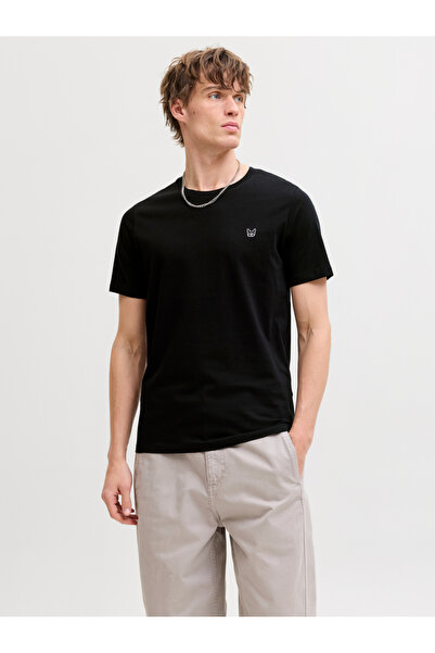 Jack & Jones طاقم الرقبة تي شيرت