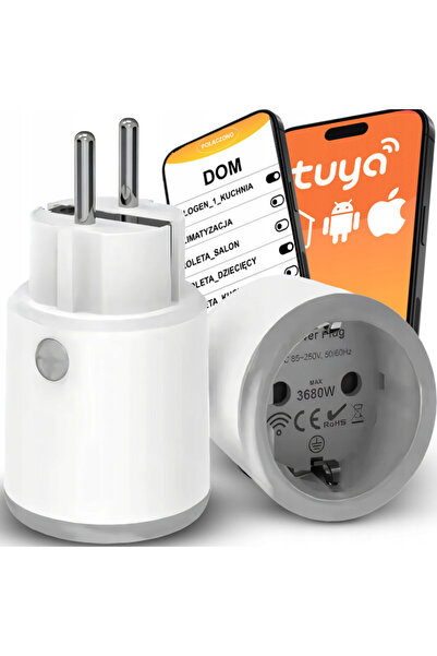 OEM Priza smart programabila cu wattmetru – Control din Aplicatie, PLUG&PLAY,...