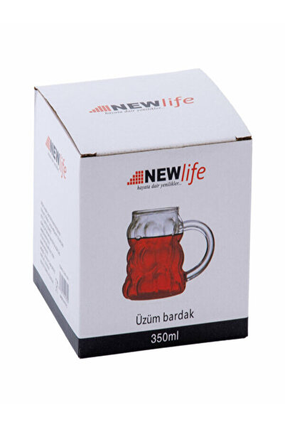 New Life Newlife Bardak Borosilikat Kulplu Üzüm