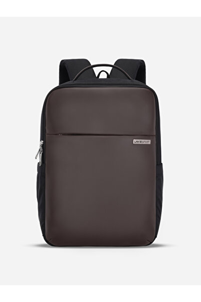 Lavie By Styli Vogue Black Laptop Backpack with Trolley sleeve 17L