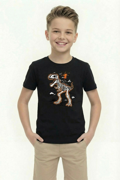 Modmey Printed Boy's Short Sleeve T-Shirt B15