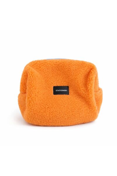 school Penar Pufos Portocaliu, 15x20x6 cm
