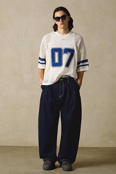 Bershka Barrel fit pensli pensli jean