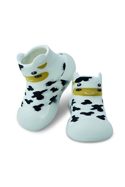 Other Toddler Shoes - Breathable Cotton , Non-Slip Silicone Sole - White, EU 23