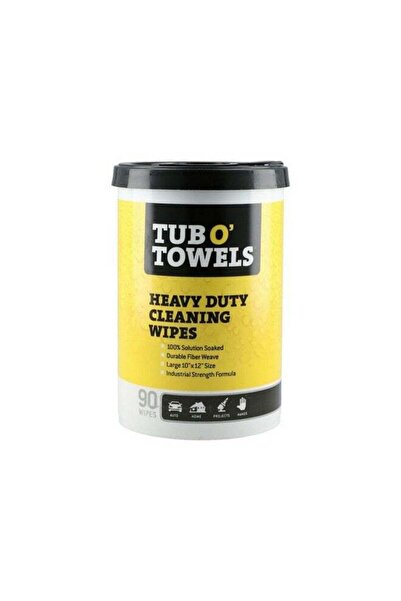 Generic 90-Piece Heavy-Duty Cleaning Wipes White 10 x 12 Inch