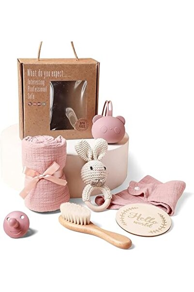 Laxum مجموعة هدايا للمواليد الجدد