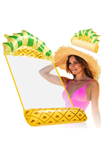 Ikonka Saltea gonflabila tip hamac, pentru plaja si piscina, dimensiune 135 x...