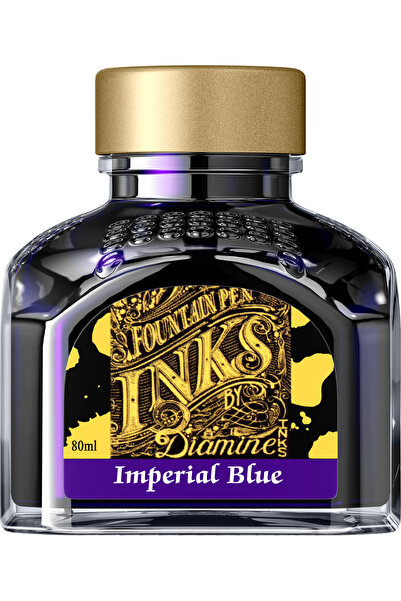Diamine Sticlă de cerneală 80 ml - Albastru Imperial