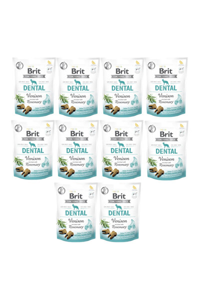 Brit Care Gustare funcțională pentru câini DENTAL VENISON 10x150g