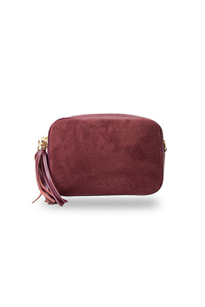 TORO NERO Geantă din piele naturală bordo Ancuta