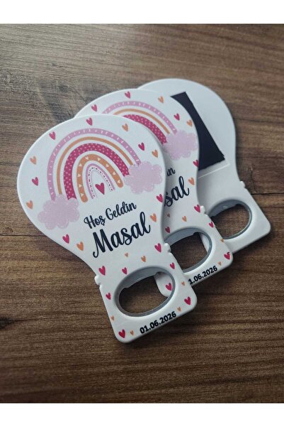 fırsatlar diyarı Gökkuşağı Tema Balon Açacak Magnet Yeni Doğan Bebek Mevlidi ...