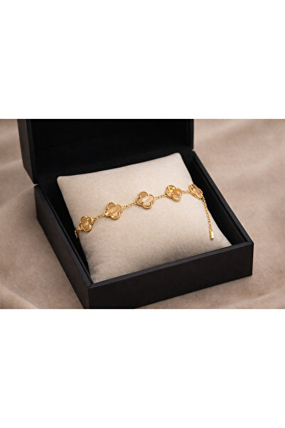 NO BRAND Steel bracelet - inspired by Van Cleef designs