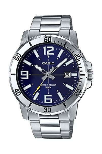 Casio Men's Wristwatch MT-01D-2BVUDF - 49 mm - Silver