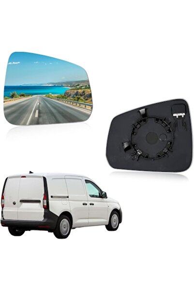 Convitex Oglindă convexă încălzită dreapta pentru VW Caddy V și Ford Tourneo ...