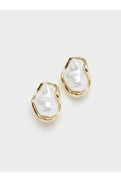 Styli Big Faux Pearl Earrings