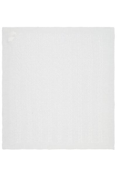 Civil Baby Hair Braided Plain Blanket - Ecru Standard