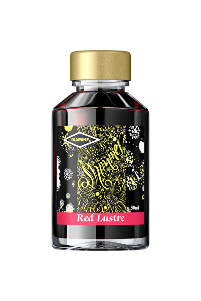 Diamine Flacon de cerneală strălucitoare 50 ml Roșu Luciu, Diamine, DIA1503