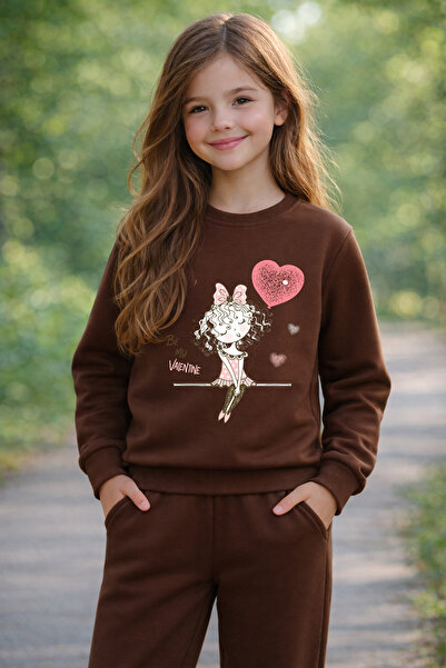 ADABEBEK Premium Παιδικό Φούτερ με στάμπα  "Be My Valentine " 27027