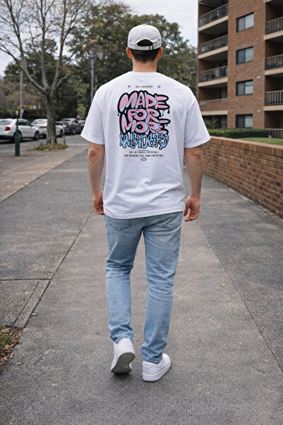 herkesemoda Made for More Basic T-Shirt with Text Detail