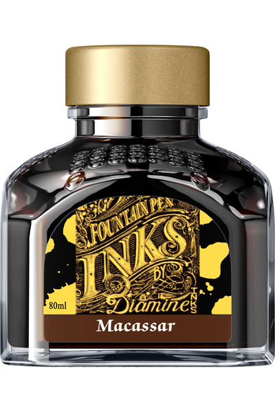 Diamine Sticlă de cerneală 80 ml - Macassar