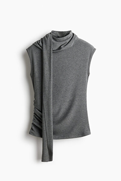 H&M Şal Yakalı Üst