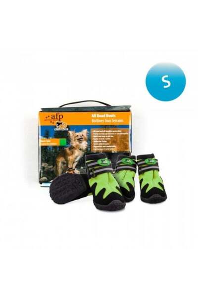 All For Paws حذاء للكلاب للاستخدام الخارجي، أخضر، مقاس صغير