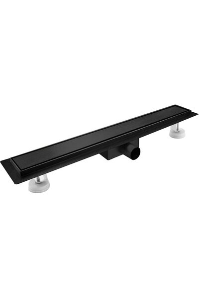 Other Rigolă Duș Liniară - Oțel Inox 304, Sifon 360, Filtru Păr, Negru, 110 cm