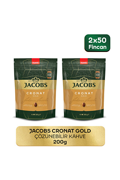 Jacobs Cronat Gold Granül Kahve 100 Gr X 2 Adet : 200 Gr