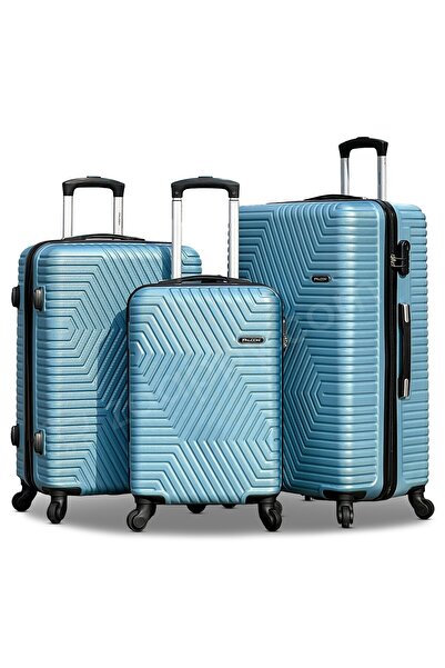 ZAAPPY Hard Shell Lightweight ABS 3 PCS Set (20/24/28 Inch) Luggage, Secured ...