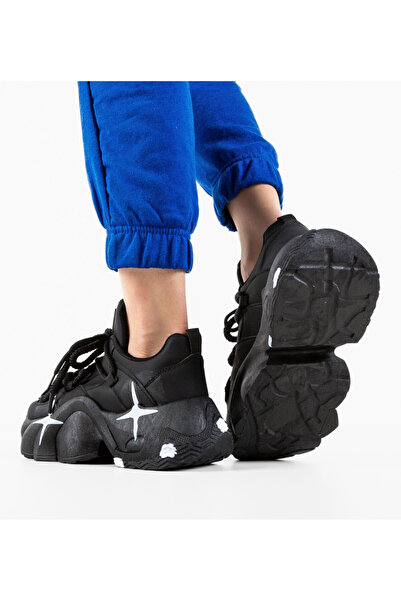 BENOTTİ Women's Staruye Black Sneakers