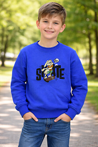 ADABEBEK Hanorac pentru copii cu imprimeu de iepure în stil premium 26103