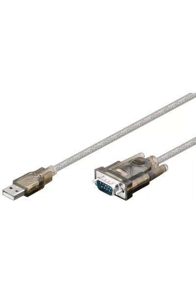goobay Cablu convertor USB la DB9 serial RS232 Windows 10 1.5m