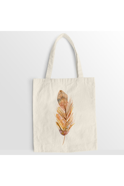 Kartier Sacosa panza Feathers Watercolor 2