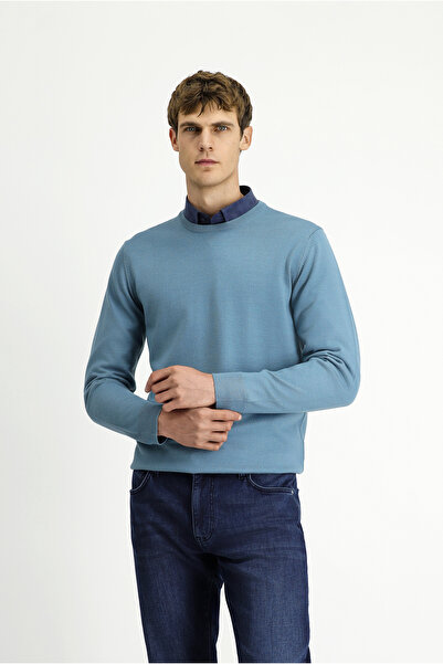 Kiğılı Crew Neck Regular Fit Wool Knitted Sweater