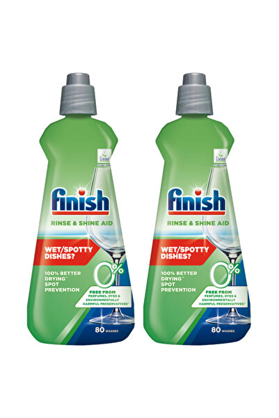 Finish Pachet 2 x Solutie de clatire cu formula 0% pentru masina de spalat va...