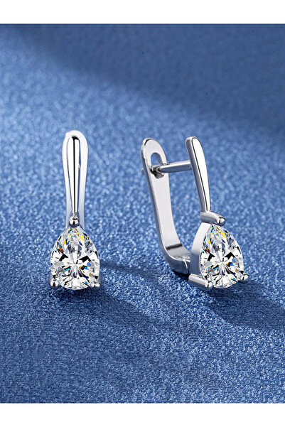 Take Two By Styli Rhinestone Waterdrop Earrings