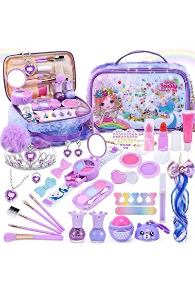 ULHYC Kids Makeup Kit for Girls, Unicorn Makeup Set, Real Washable Make up Ki...