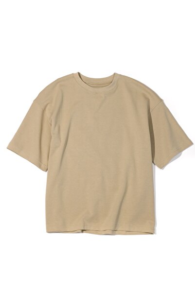 no7man Argos khaki oversize t-shirt